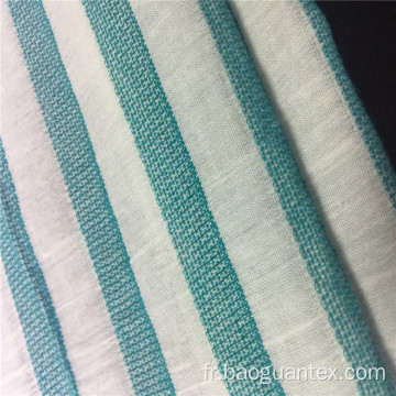 Textile du motif de rayures teintes de coton coton